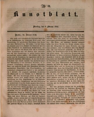 Morgenblatt für gebildete Leser. Kunstblatt (Morgenblatt für gebildete Stände) Dienstag 8. Februar 1842