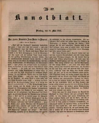 Morgenblatt für gebildete Leser. Kunstblatt (Morgenblatt für gebildete Stände) Dienstag 10. Mai 1842