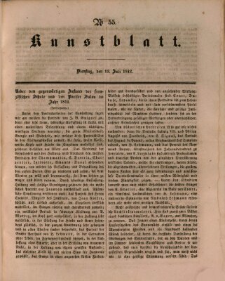 Morgenblatt für gebildete Leser. Kunstblatt (Morgenblatt für gebildete Stände) Dienstag 12. Juli 1842