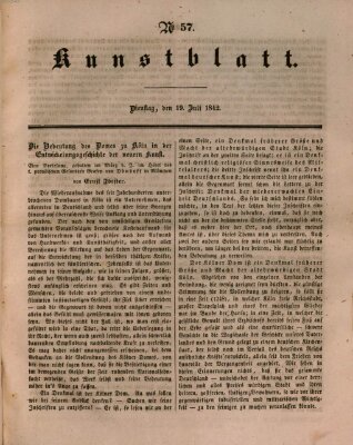 Morgenblatt für gebildete Leser. Kunstblatt (Morgenblatt für gebildete Stände) Dienstag 19. Juli 1842