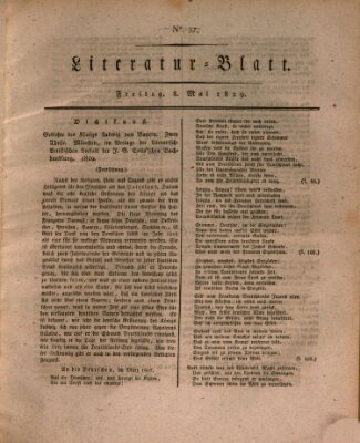 Morgenblatt für gebildete Stände. Literatur-Blatt (Morgenblatt für gebildete Stände) Freitag 8. Mai 1829