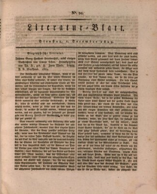 Morgenblatt für gebildete Stände. Literatur-Blatt (Morgenblatt für gebildete Stände) Dienstag 1. Dezember 1829