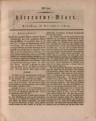 Morgenblatt für gebildete Stände. Literatur-Blatt (Morgenblatt für gebildete Stände) Dienstag 15. Dezember 1829