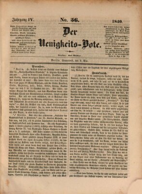 Der Neuigkeitsbote Samstag 9. Mai 1840