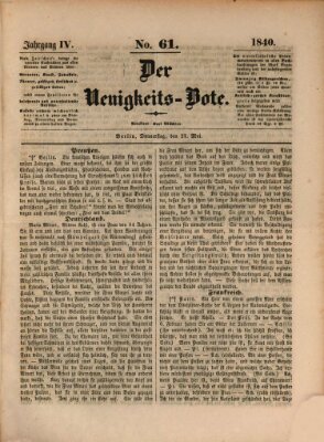 Der Neuigkeitsbote Donnerstag 21. Mai 1840