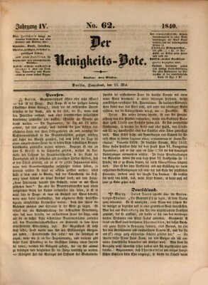 Der Neuigkeitsbote Samstag 23. Mai 1840