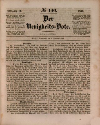 Der Neuigkeitsbote Samstag 5. Dezember 1840