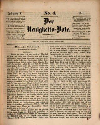 Der Neuigkeitsbote Samstag 9. Januar 1841