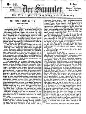 Der Sammler (Augsburger Abendzeitung) Donnerstag 24. April 1851