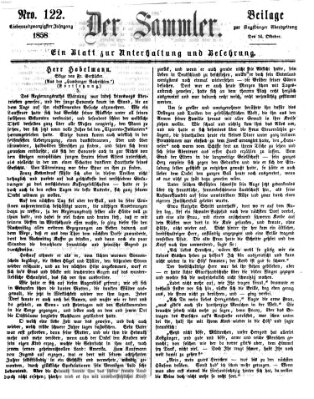 Der Sammler (Augsburger Abendzeitung) Donnerstag 14. Oktober 1858