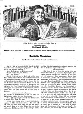 Illustrirter Dorfbarbier Sonntag 9. März 1856