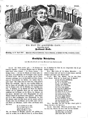 Illustrirter Dorfbarbier Sonntag 27. April 1856