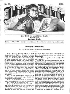 Illustrirter Dorfbarbier Sonntag 17. August 1856