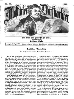 Illustrirter Dorfbarbier Sonntag 31. August 1856