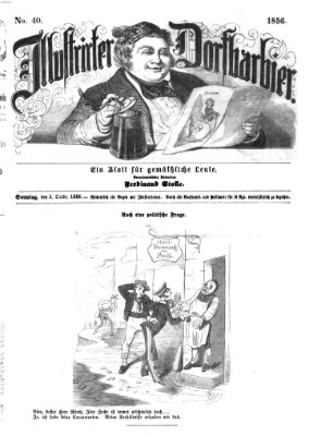 Illustrirter Dorfbarbier Sonntag 5. Oktober 1856