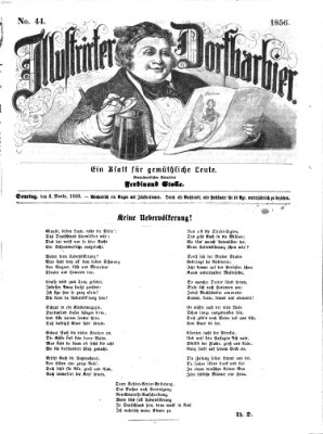 Illustrirter Dorfbarbier Sonntag 2. November 1856