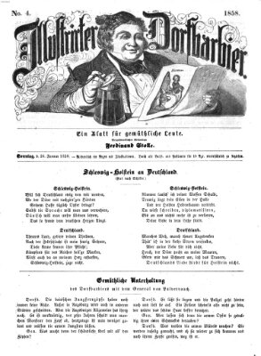 Illustrirter Dorfbarbier Sonntag 24. Januar 1858