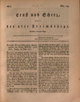 Ernst und Scherz oder Der alte Freimüthige Dienstag 4. März 1817