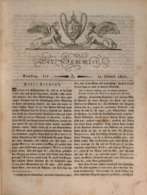 Der Sammler Samstag 11. Januar 1817