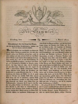 Der Sammler Dienstag 1. April 1817