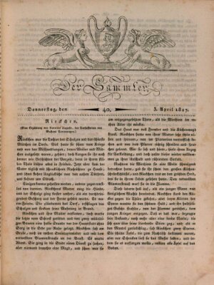 Der Sammler Donnerstag 3. April 1817