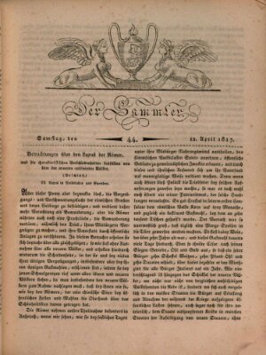 Der Sammler Samstag 12. April 1817