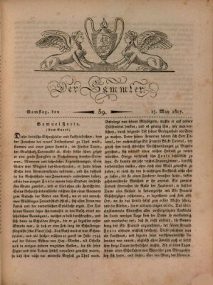 Der Sammler Samstag 17. Mai 1817