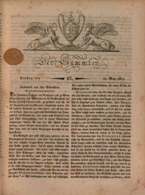 Der Sammler Dienstag 27. Mai 1817