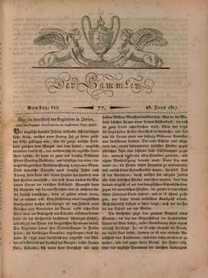 Der Sammler Samstag 28. Juni 1817