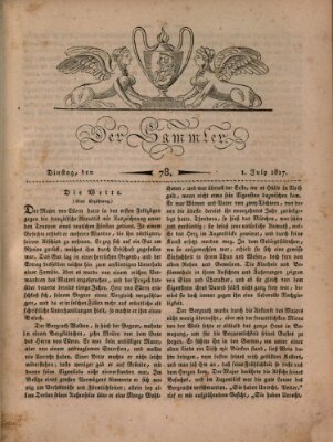 Der Sammler Dienstag 1. Juli 1817