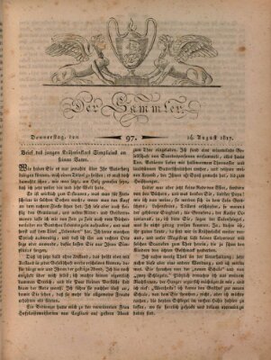 Der Sammler Donnerstag 14. August 1817