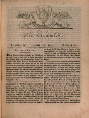 Der Sammler Donnerstag 28. August 1817