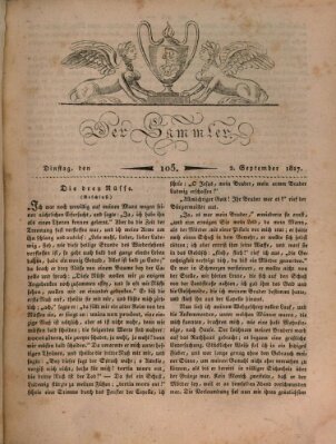 Der Sammler Dienstag 2. September 1817