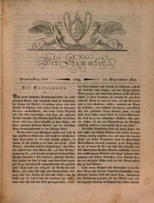 Der Sammler Donnerstag 11. September 1817