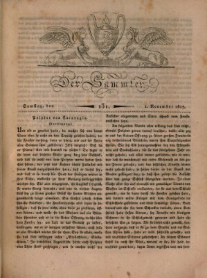 Der Sammler Samstag 1. November 1817