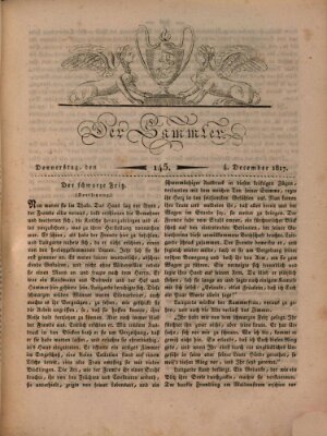 Der Sammler Donnerstag 4. Dezember 1817