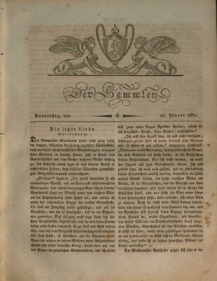 Der Sammler Donnerstag 13. Januar 1831