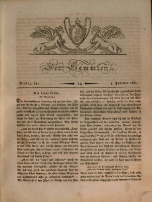 Der Sammler Dienstag 1. Februar 1831