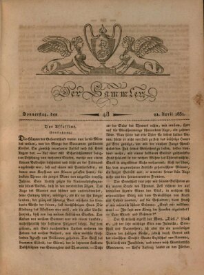 Der Sammler Donnerstag 21. April 1831