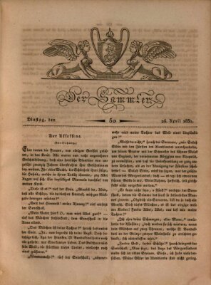 Der Sammler Dienstag 26. April 1831