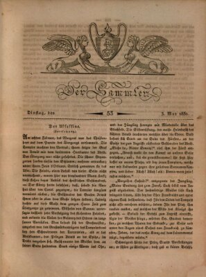 Der Sammler Dienstag 3. Mai 1831