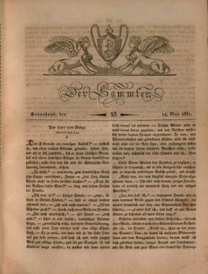 Der Sammler Samstag 14. Mai 1831