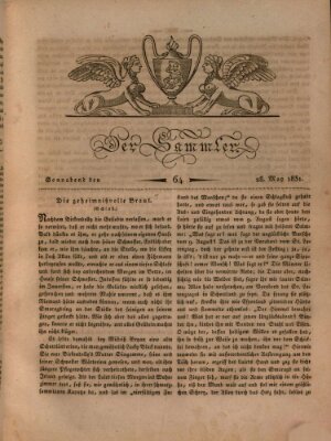 Der Sammler Samstag 28. Mai 1831