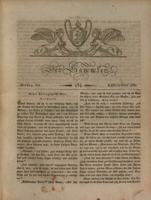 Der Sammler Dienstag 8. November 1831