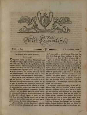 Der Sammler Dienstag 6. Dezember 1831