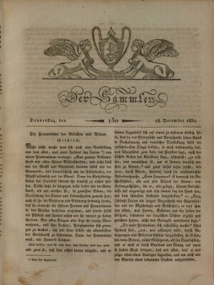 Der Sammler Donnerstag 15. Dezember 1831