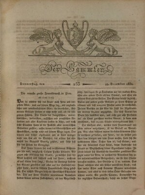 Der Sammler Donnerstag 22. Dezember 1831