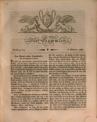 Der Sammler Dienstag 8. Januar 1833