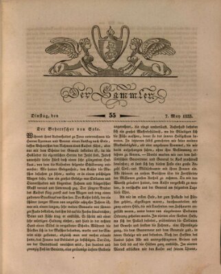 Der Sammler Dienstag 7. Mai 1833