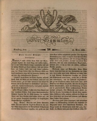 Der Sammler Dienstag 14. Mai 1833